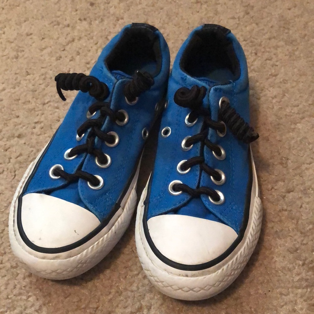 Blue converse